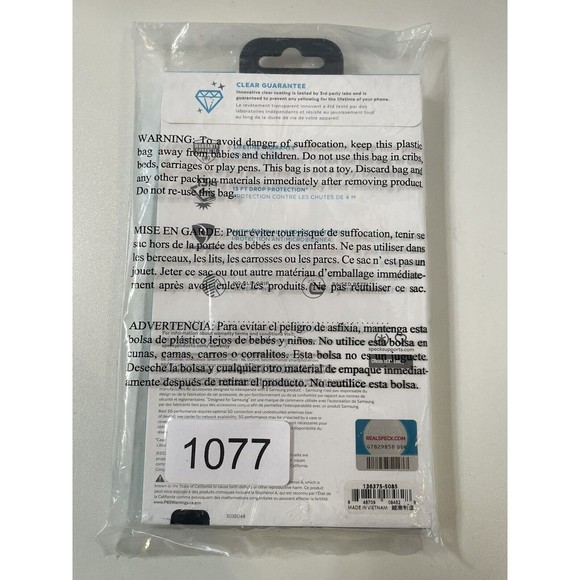 NEW Speck Presidio Perfect-Clear Case for Samsung Galaxy S20+ plus‎ / 5G - Picture 5 of 6